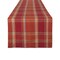 Thanksgiving & Fall Table Decoration Autumn Farmhouse Plaid, Table Runner, 14x72, Orange Plaid